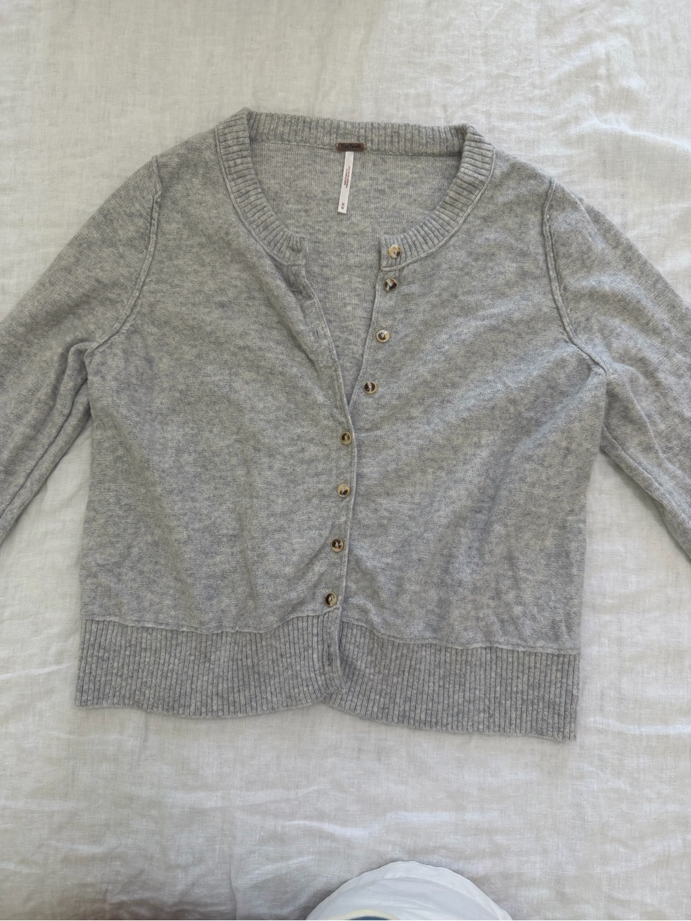 Free people gray cardigan